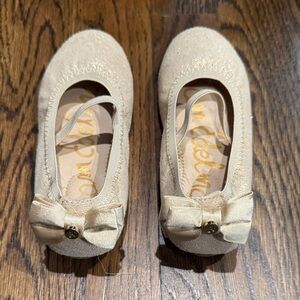 Sam Edelman Gold Kids Dress Shoes